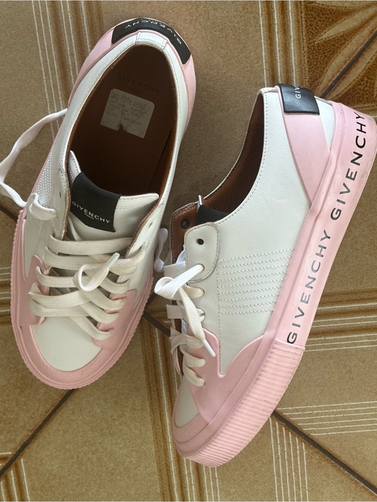 Givenchy Shoes - Authentic Givenchy Pink and White Leather Low-Top Sneakers